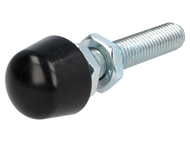 Aandrukschroef; Schroefdr: M10; D.voet: 18mm; Soort bit: afgeronde Aandrukschroef; Schroefdr: M10; D.voet: 18mm; Soort bit: afgeronde